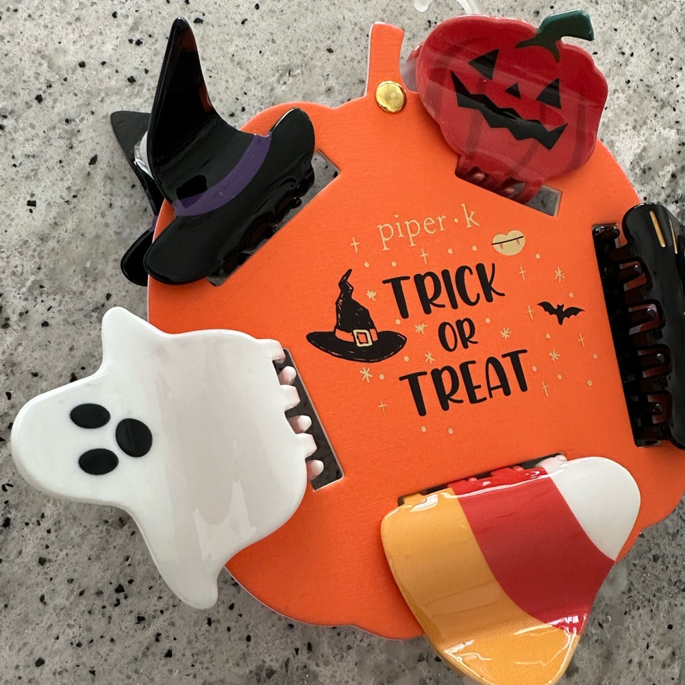 Piper K Halloween Hair Clips Claw Clips Fun Hair Accessories🕷️Kids Adult NWT - Picture 3 of 5